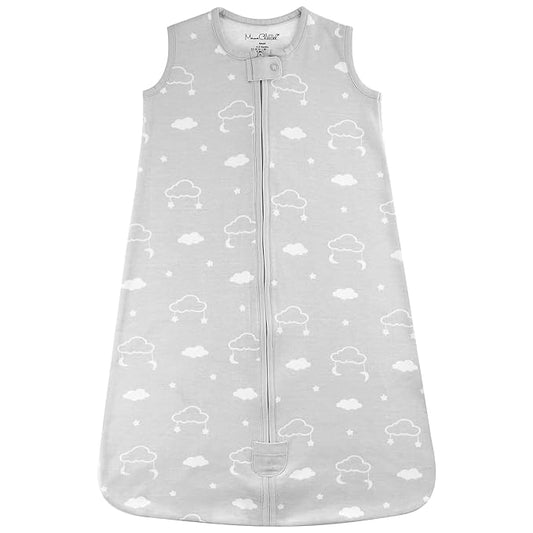 Baby Sleep Sack 1.0 TOG, Organic Cotton Baby Wearable Blanket with Two-Way Zipper, Swaddle Transition Baby Sleeping Bag, All-Season Sleep Sack for Newborn Infant Toddler Boy Girl, 24-48 Months, 1-Pack