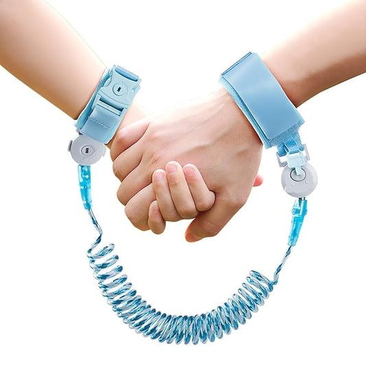 Safety Anti Lost Wrist Link for Kids with Key Lock, Reflective Child Walking Harness, Kid Wrist Leash Autism Safe Bracelet for Boys & Girls Toddlers Leash for Supermarket Amusement Park Zoo Travel