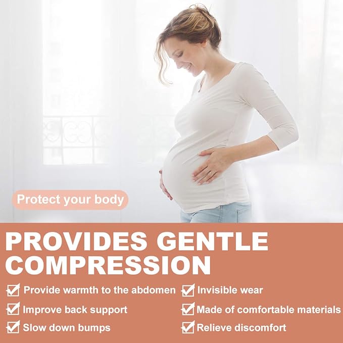 SIYWINA Maternity Belt Pregnancy Support Belt Bump Band Abdominal Support Belt Belly Back Bump Brace Strap