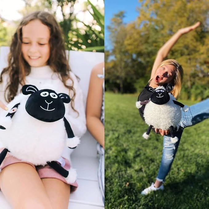 Plush First Aid for Home - Aid Kit for Kids - Toddler First Aid Kit - Mini Boo Boo Kit – Emergency First Aid Kit Classroom – Arlo Sheep Plush Bag