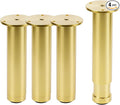 4 Pcs Gold Adjustable Sofa Legs Metal Modern Furniture Legs by UTALIND