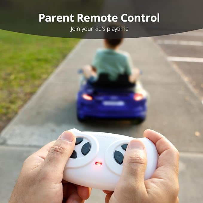 Electric Car for Kids, Licensed Audi 6V Kids Ride on Car Toy for Toddlers with Remote - Dark Blue