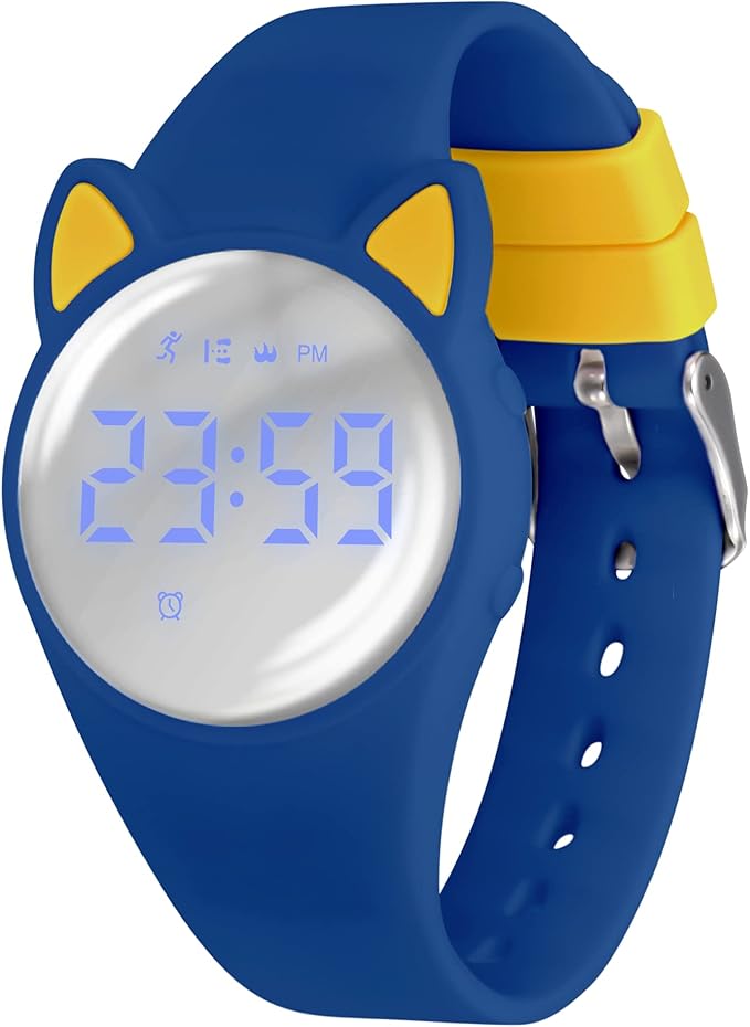 Kids Watches for Girls Boys Digital Sport Watch with Step Counter Pedometer Vibration Alarm Clock, No App Waterproof Fitness Tracker Kids Watch Boys Girls Teens Students Ages 5-16