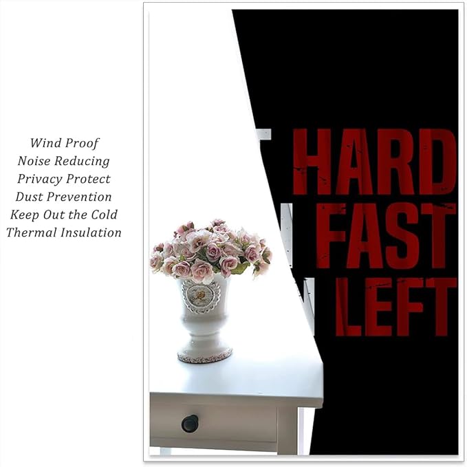 Baseball Blackout Curtains for Boy Girl Room Darkening Decor,Sport Theme Red and White Motto Dark Bedroom Living Room Home Rod Pocket Thermal Insulated Window Curtain/Drapes Panel,72x63 Inch…