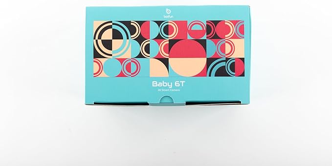 BOIFUN Additional Baby Camera Specifically Compatible with Baby 6T Video Baby Monitor, 360° Camera with Night Light, Auto Tracking, AI Motion & Sound Detection, Two-Way Audio, with Wall Mount Base