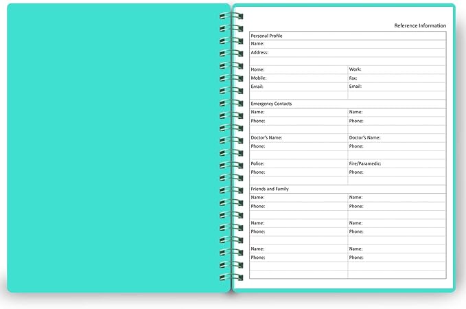 Undated Daily Planner - Undated Planner with Hourly Schedules, Action Items and Follow-up, A4 Daily Organizer Notebook to Increase Productivity, Appointment Book for Time Management, 8.5 × 11 Inch