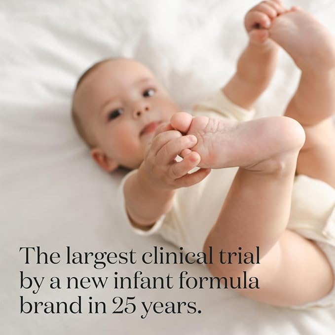 Infant Formula Powder for Infants 0-12 Months, Made With Organic Whole Milk, Clean Label Project Certified, Closest-to-Breast Milk Baby Formula Patented Protein Blend, 24 Ounce (Pack of 1)