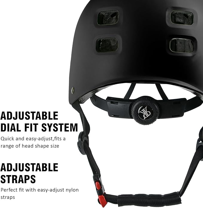 Youth Kids Bike Helmet, Skateboard Bicycle Helmet for Age 5-8-10-12-14 Teen Boys Girls Adjustable and Multi-Sport for Scooter Roller/Inline Skate