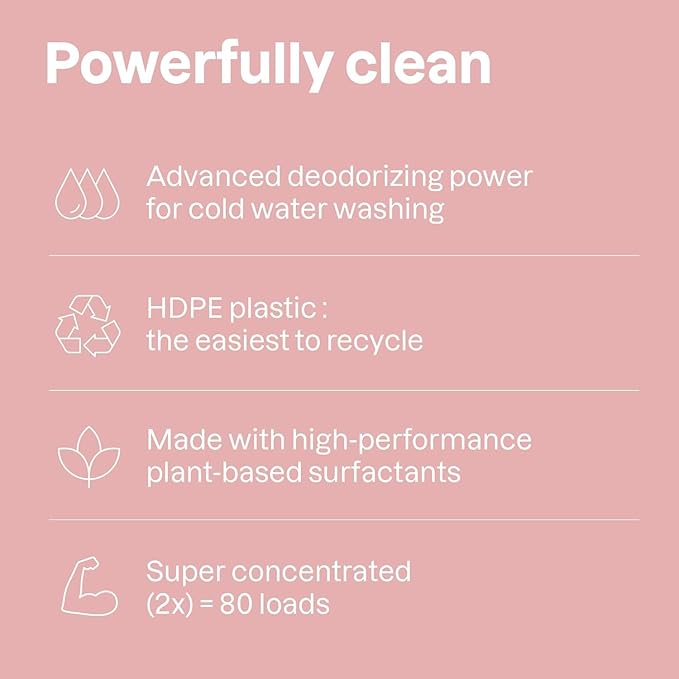 ATTITUDE Baby Laundry Detergent Liquid, EWG Verified, Safe for Baby Clothes, Infant and Newborn, HE Compatible, Soothing Chamomile, 80 Loads, 67.6 Fl Oz (Pack of 6) (AMAZON EXCLUSIVE)