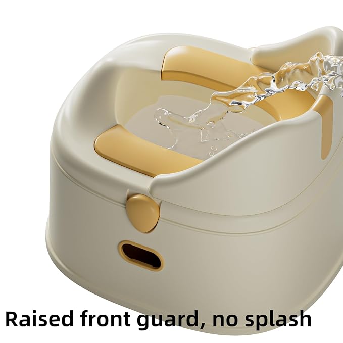 3 in 1 Toddler Potty Training Toilet Seat with Steps Ladder, Foldable Potty Train Chair Adapter for Toddlers Kids Boys Girls, Yellow