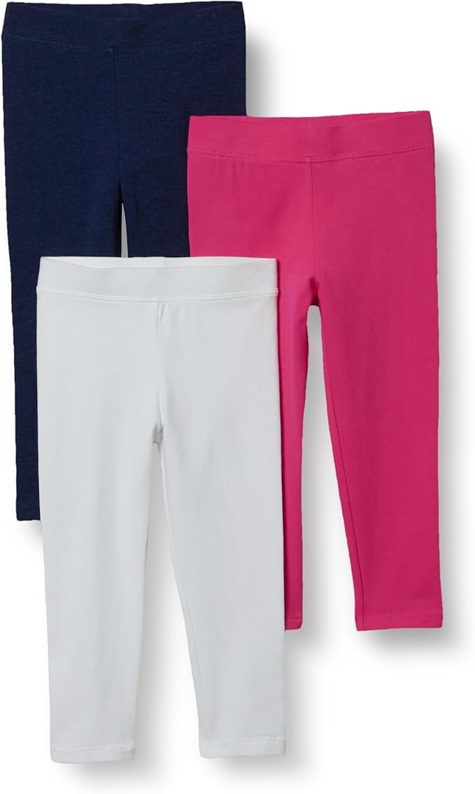 Amazon Essentials Girls and Toddlers' Leggings, Multipacks