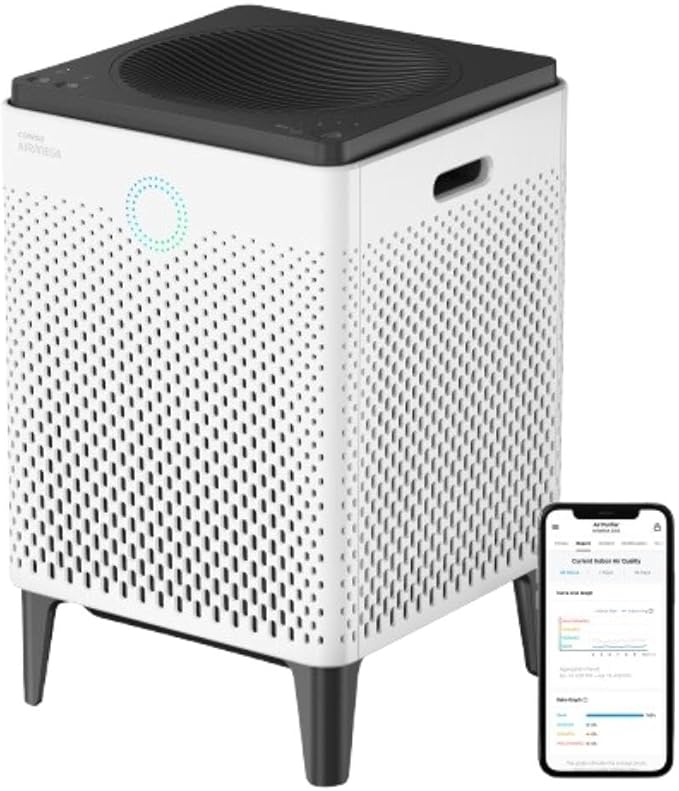 Coway Airmega 300S App-Enabled Smart Air Purifier (Covers 1,256 sq. ft.), True HEPA Air Purifier with Smart Technology, Compatible with Amazon Alexa