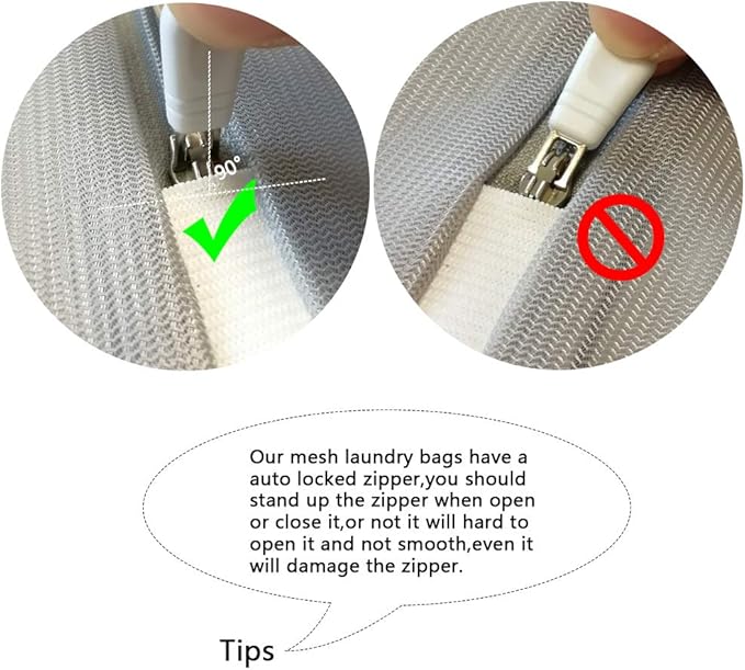 Kimmama Laundry Bag Mesh Wash Bags, Washing Machine Wash Bag, Net Washer Sack with Zipper, Dryer Pouch for Cleaning and Drying Cloths, Garment, Sweater, Delicates, lingerie, Bra, Pant, Sock, Toys