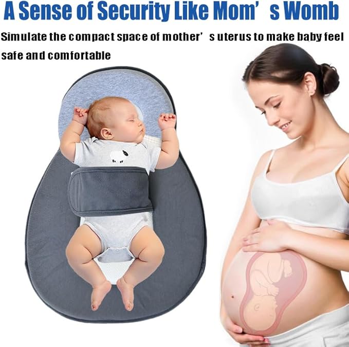 Soft Baby Reflux Pillow Portable Adjustable Baby Wedge Pillow for Newborn Infant, Support Breastfeeding Pillows