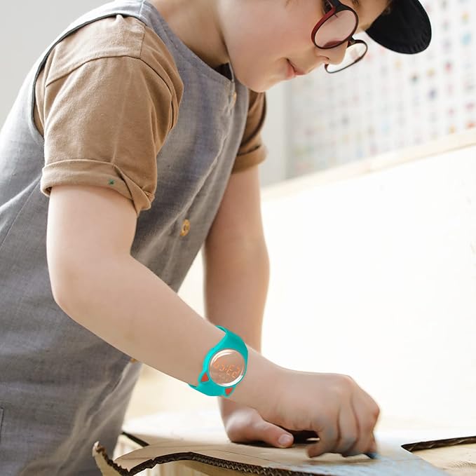 Kids Watches for Girls Boys Digital Sport Watch with Step Counter Pedometer Vibration Alarm Clock, No App Waterproof Fitness Tracker Kids Watch Boys Girls Teens Students Ages 5-16