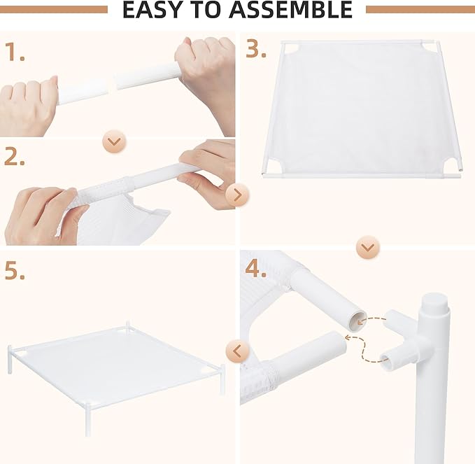 STORAGE MANIAC Sweater Drying Rack, Mesh Clothes Drying Rack, Stackable Laundry Drying Rack, Lay Flat Dryer for Delicates, Portable Dry Rack for Indoor or Outdoor, White, 1-Pack
