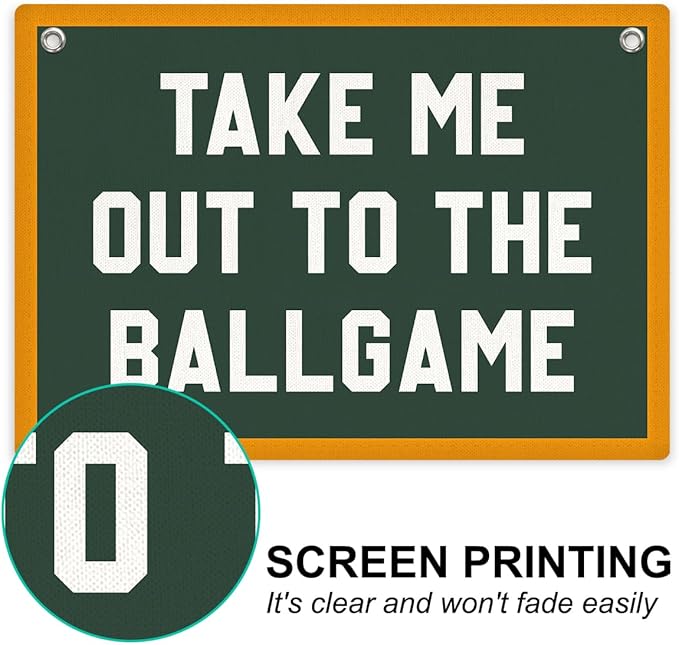 Sports Room Decor for Boys, Baseball Basketball Wall Decor Banner, Wall Hanging Banner Flag, Inspirational Game Day Wall Flag Home Playroom Boys Room Decor, Banner for Room