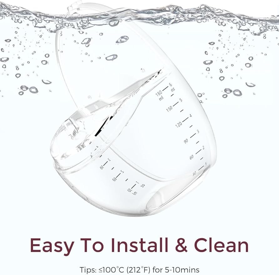 Momcozy Mobile Style | M6 Flange 24mm & Milk Collector, Original Mobile Style | M6 Breast Pump Replacement Accessories