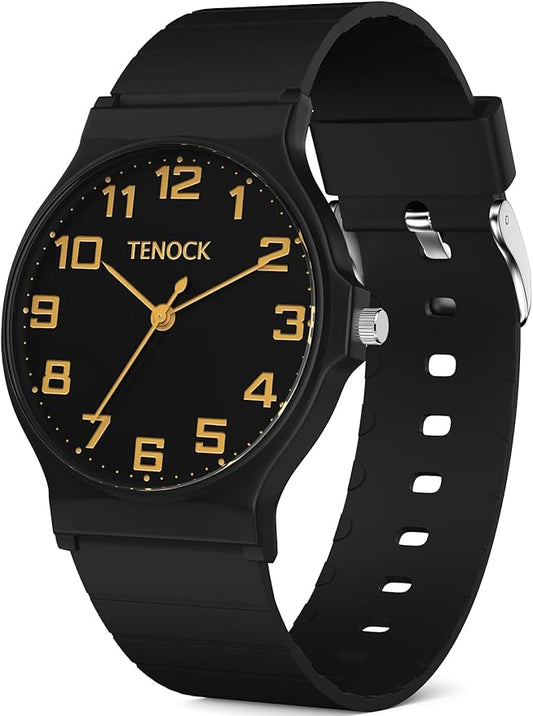Kids Analog Watch Boys Girls, 30M Waterproof, Sports Watch for Boys, Easy to Read Children's Thin Dial Wrist Watches with Soft Band, for Ages 5-15 Kids Great Birthday Gifts Christmas Day