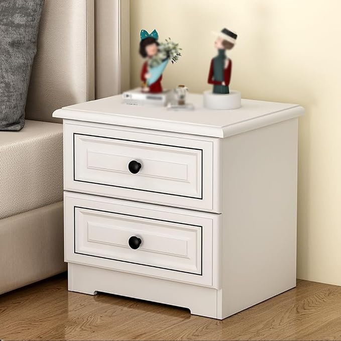 Bed Side Table/Night Stand Light Luxury Solid Wood Bedside Table, Simple Home - Image 2