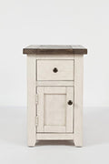 Jofran Madison County Pine Farmhouse Chairside Table by Jofran+Inc.