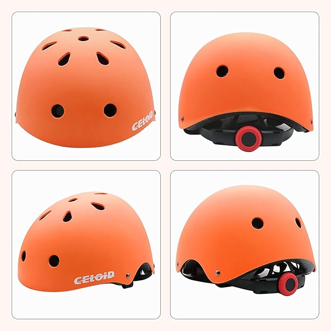 Kids Bike Helmet,Toddler Skateboard Helmets for Ages 2-3-5-8-14 Years Boys Girls，Adjustable Multi-Sport Bicycle Skateboarding Football Roller Skating Scooter Rollerblade Balance Bike Helmet