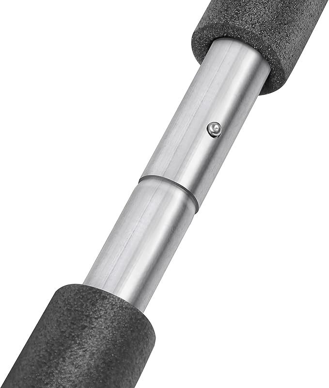 Universal Trampoline Replacement Enclosure Poles with Clamp and Hardware (only fit for The Trampoline with 6 Poles)