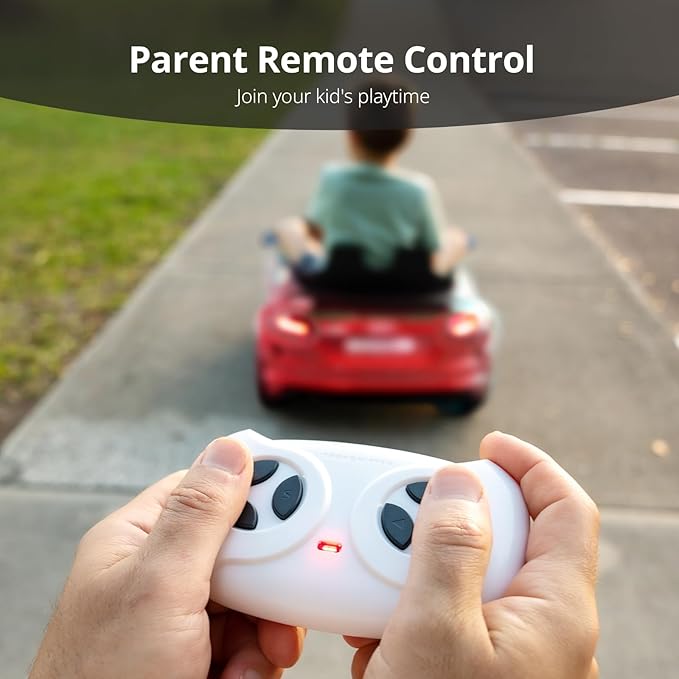 Electric Car for Kids, Licensed Audi 6V Kids Ride on Car Toy for Toddlers with Remote - Red