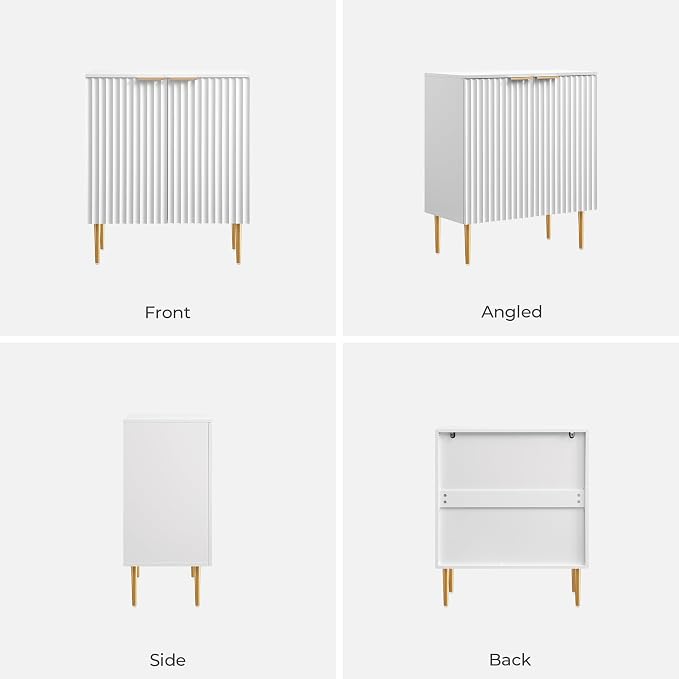 SICOTAS Fluted Sideboard Buffet Cabinet - Image 9