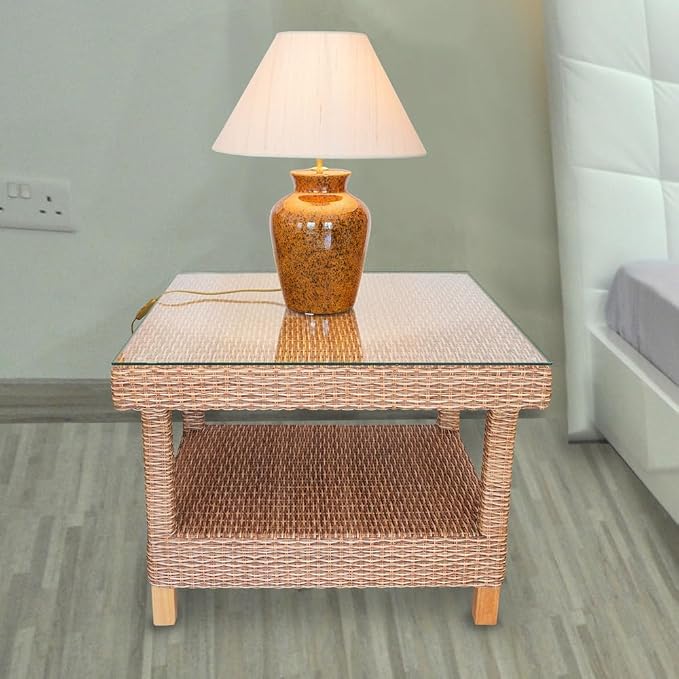 Dulles Glass 12 inch Square Glass Table Top - Image 2
