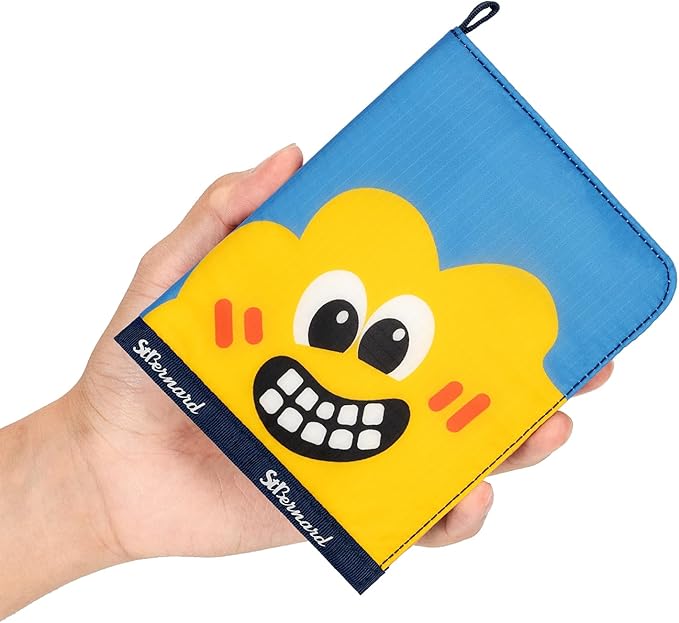 StBernard First Aid Kit for Kids, Small Pocket Size Medical Kit with Cute Bnadages, Tools for Daily Emergencies, Organized Pouch for Toddler & Children, Home, Camping, Travel, Playground (Blue)