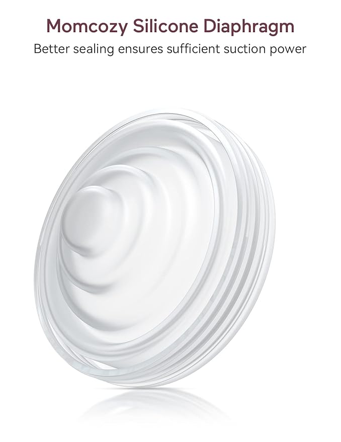 Momcozy Duckbill Valves & Silicone Diaphragm Compatible with Momcozy M5. Original Momcozy M5 Breast Pump Replacement Accessories, 1 Pack