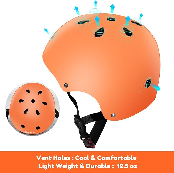 Kids Helmet, Toddler Adjustable Kids Ages 3-8 Years Old Boys Girls Multi-Sports Safety