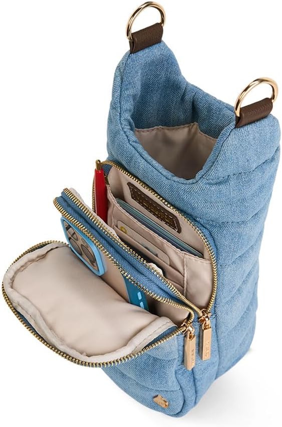 WanderFull® Original HydroBag® Collection, Water Bottle Holder w/Strap & Phone Pocket, Hands-Free Crossbody Water Bottle Bag