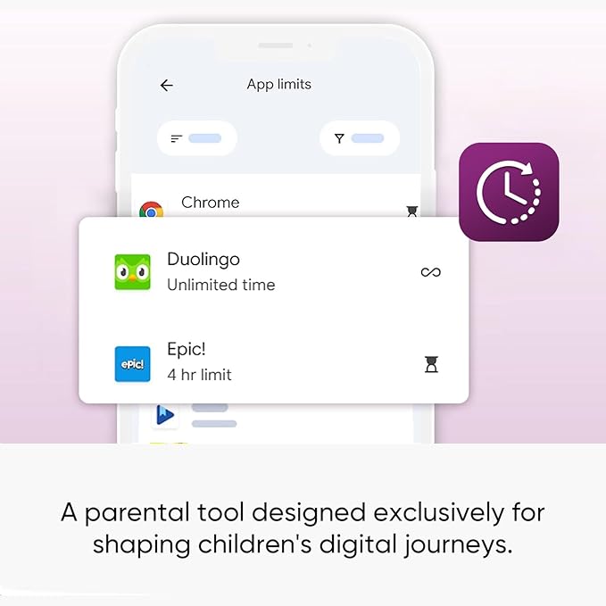 Kids Tablet, Android 15 Tablet for Kids 10 inch Octa-Core with Case, 24GB RAM 64GB ROM 1TB TF Card Expandable for Toddler Children, Parental Control, Dual Camera, BT5.0, WiFi, Gift (Purple)