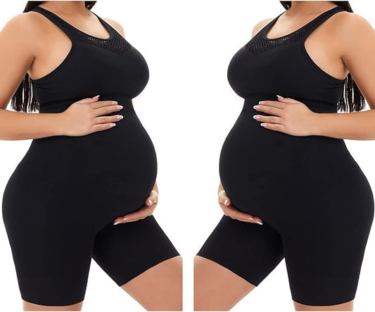 Seamless Maternity Shapewear, Prevent Thigh Chaffing, Pregnancy Belly Support, S-5XL