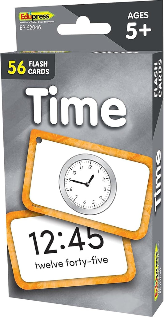 Teacher Created Resources Time Flash Cards (EP62046) 3-1/8" x 5-1/8"