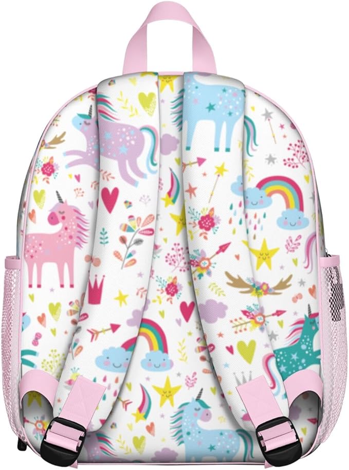 Toddler Backpack for Girls 3-8: Preschool Kindergarten Backpack - Cute Kids Backpacks for Girls-Floral