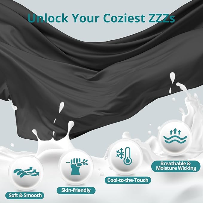 Sasttie Pregnancy Pillows for Sleeping, Jumbo U Shaped Cooling Full Body Pillow with Removable Cover, Pregnant Women Must Haves, Maternity Essential, Black