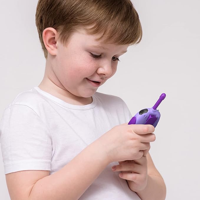 Walkie Talkies for Kids Rechargeable 2 Pack Walkie Talkies, Long Range 22 Channels 2 Way Radio Kids Birthday Toy Gift for 3-12 Year Old Boys Girls Outdoor Adventures Camping Hiking