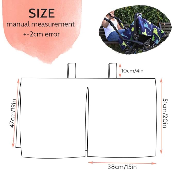 TANOFAR Car Seat Cover Baby, Carseat Covers Baby Boy Girl, Peekaboo Opening Infant Car Seat Cover for Winter, Warm & Cozy, Blue Dinosaur