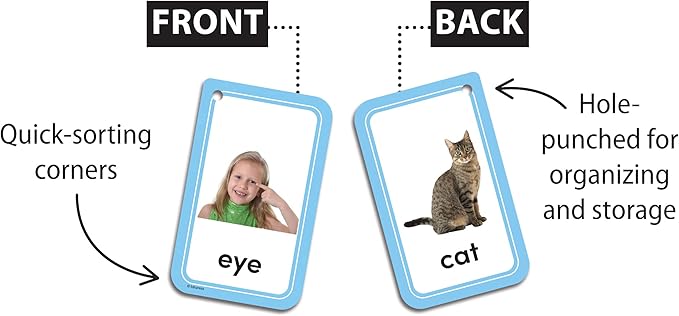 Teacher Created Resources First Words Flash Cards (EP62069), Medium