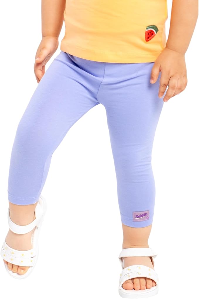 Premium Baby & Toddler Capri Leggings - Soft Cotton Blend, Durable & Perfect for Every Adventure
