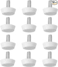 Antrader 12 Pcs M6×15mm Furniture Lvelers, M6 Thread Adjustable Levelers Screw by Antrader