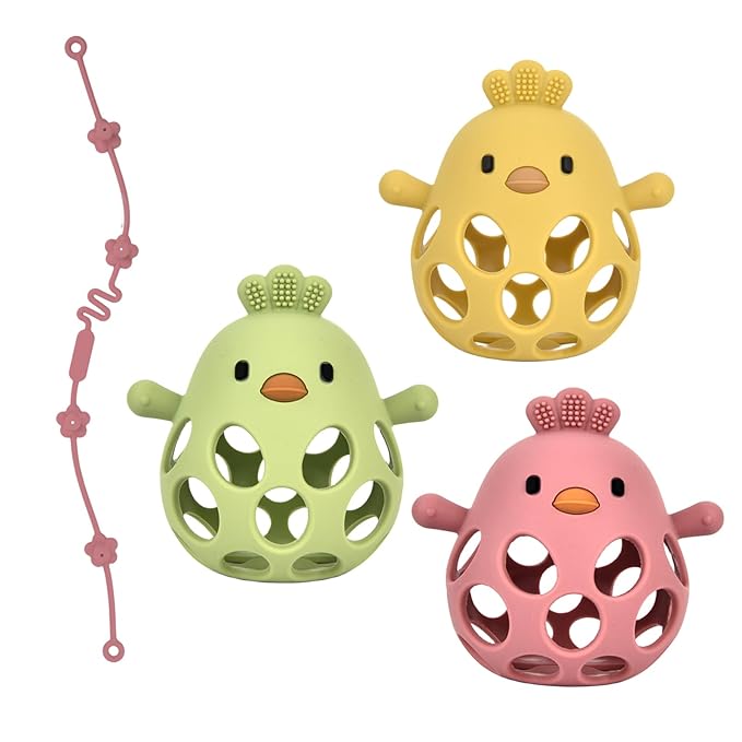 Baby Teething Toys, Teething Toys, Teethers for Babies 3-6 Months, Baby Chew Toys, BPA Free Teether Mitten with Soft Texture for Sensory Exploration and Itching Teething Relief