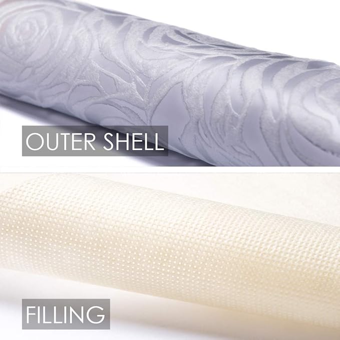 PRANDOM Large Storage Boxes with Lids [5-Pack] Fabric Decorative Storage Bins Cubes Organizer Containers Baskets with Handles for Closet Grey 17.5x11.8x11.8 In For 6+ Year Old Boys and Girls