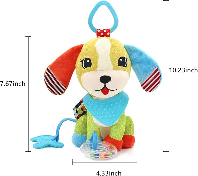 BLOOBLOOMAX Sock rattles for Babies 0-24 Months Baby Animal Foot Finder Educational Toys
