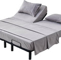 Kingnex Half Split Top King Sheets Set by Kingnex