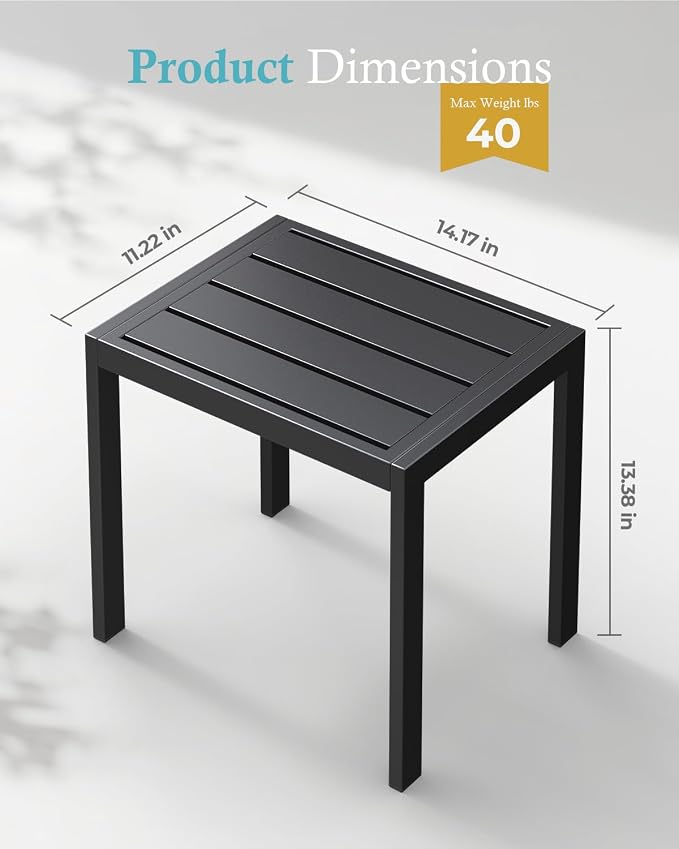 Ciokea Foldable Outdoor Lounge Chair Set of 2 - Image 3