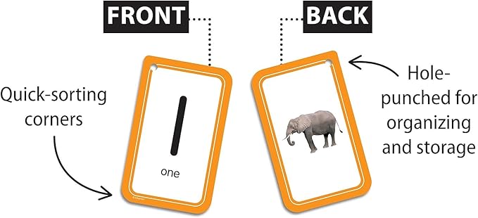 Teacher Created Resources Numbers 0–25 Flash Cards (EP62045) 3-1/8" x 5-1/8"